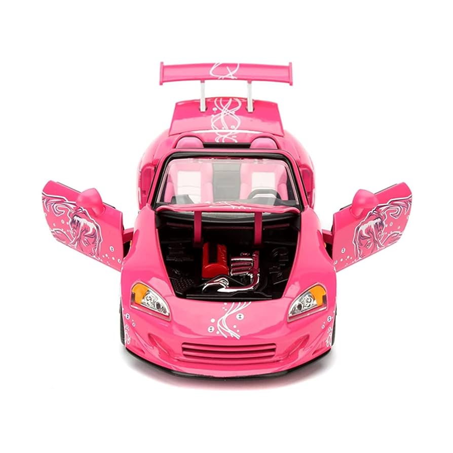 2000 Honda S2000 ピンク ミニカー 2001 Suki's Honda S2000 Convertible, Pink - Jada 97604 - 1